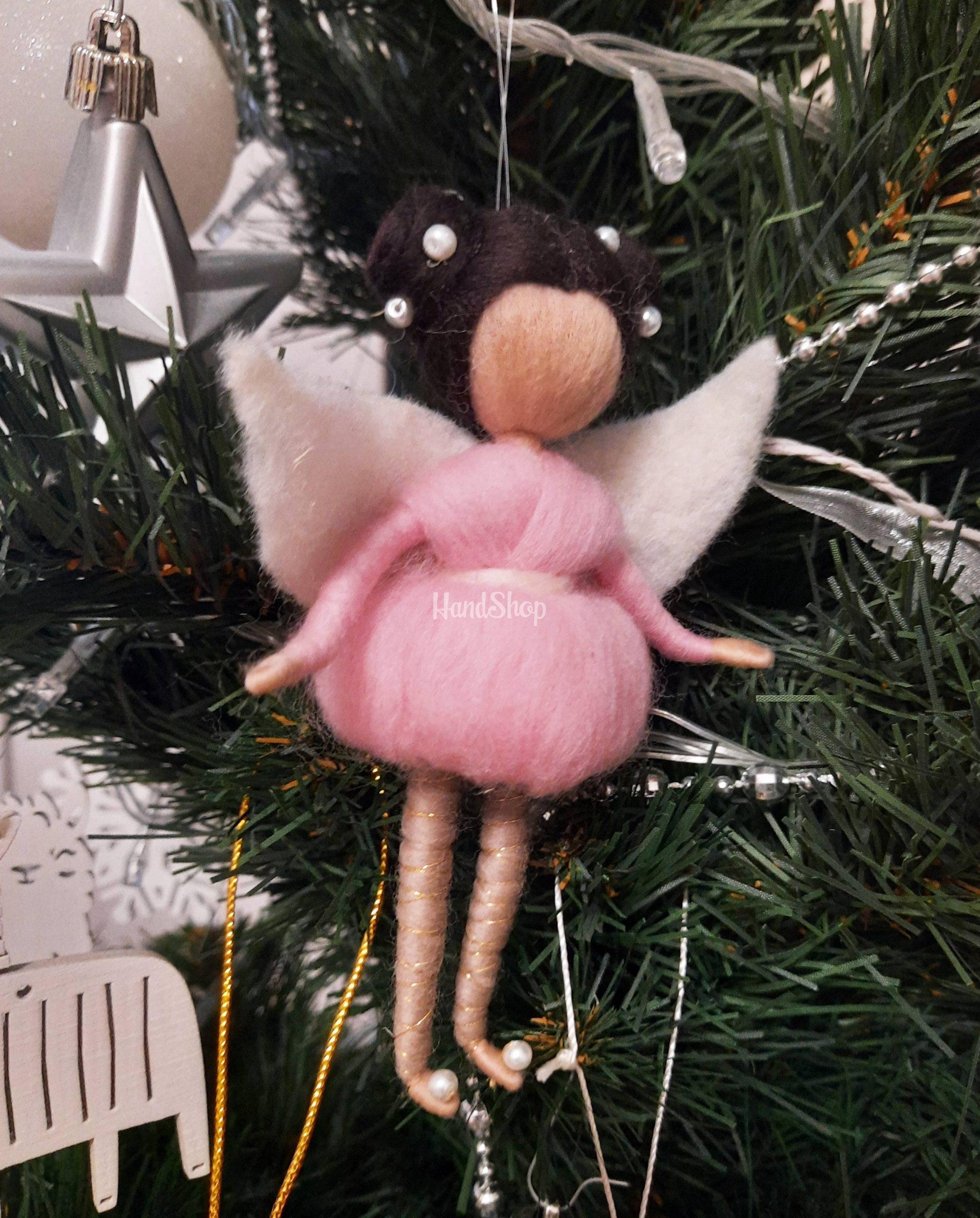 Маленька лялька янгол підвіска балерина сувенір на щастя Маленька лялька янгол підвіска балерина сувенір на щастя