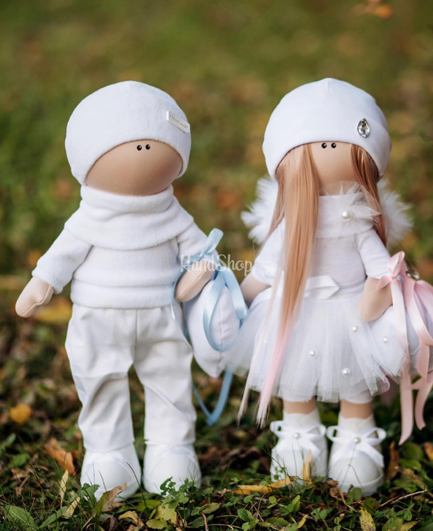 Лялька текстильна велика тільда янгол з крилами Лялька текстильна велика тільда янгол з крилами