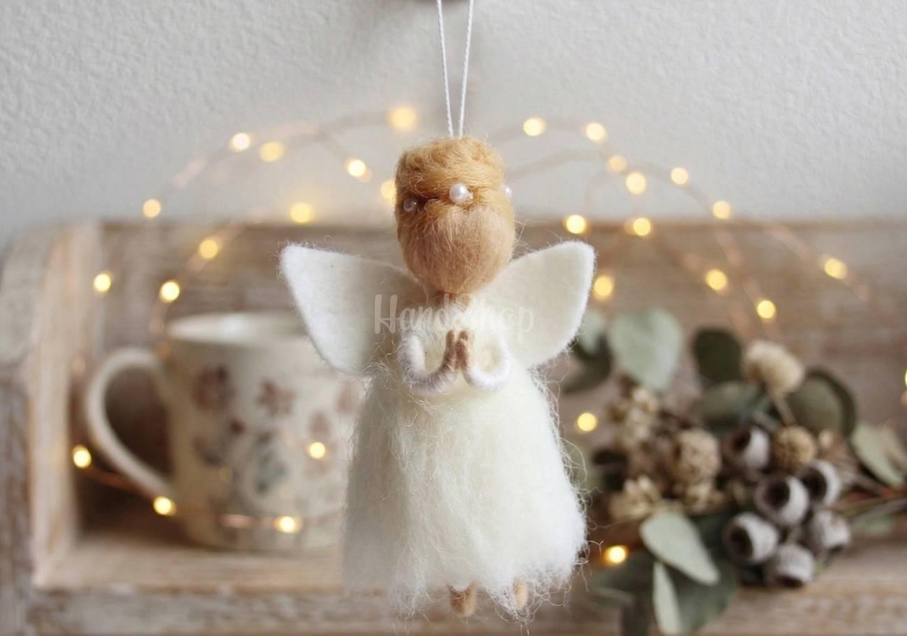 Авторська міні лялька балерина ангелик підвіска на ниточці сувенір Авторська міні лялька балерина ангелик підвіска на ниточці сувенір
