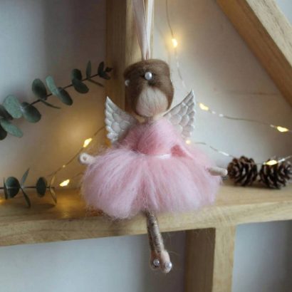 Різдвяна дитяча лялька ангел балерина підвіска 2026