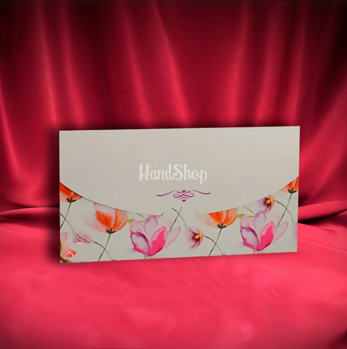 Жіночий конверт для грошей листівка квіти тюльпани Жіночий конверт для грошей листівка квіти тюльпани