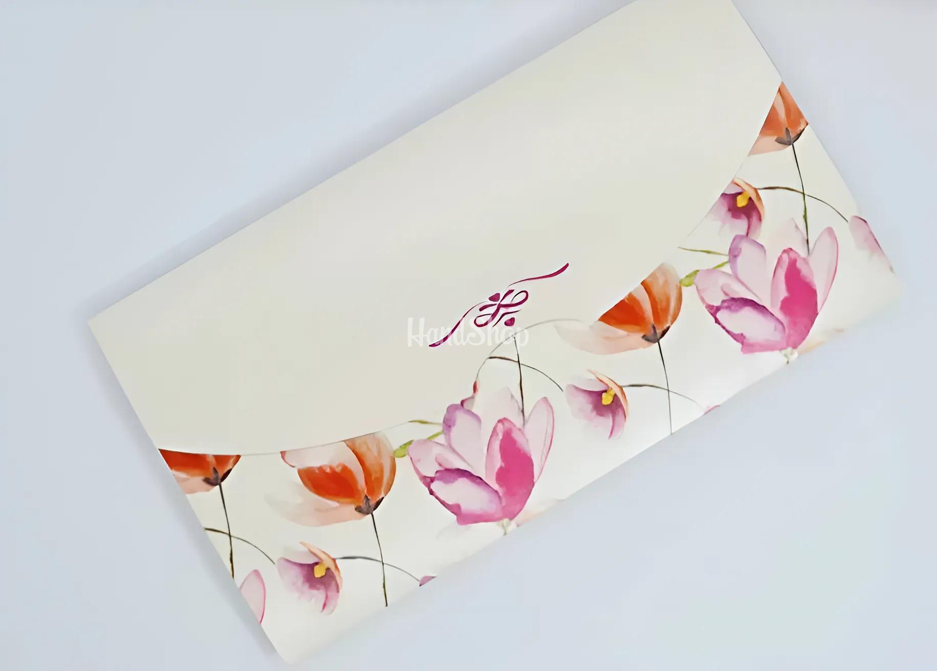 Betterimage.ai_1747900593318 Жіночий конверт для грошей листівка квіти тюльпани