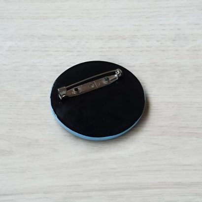 Дитяча брошка відьмочка halloween руда дівчинка ручний розпис