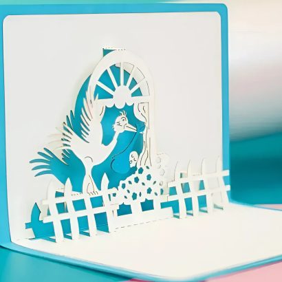 3d вітальна листівка для новонародженого хлопчика