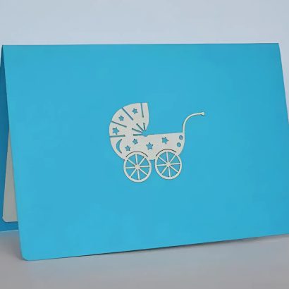 3d вітальна листівка для новонародженого хлопчика