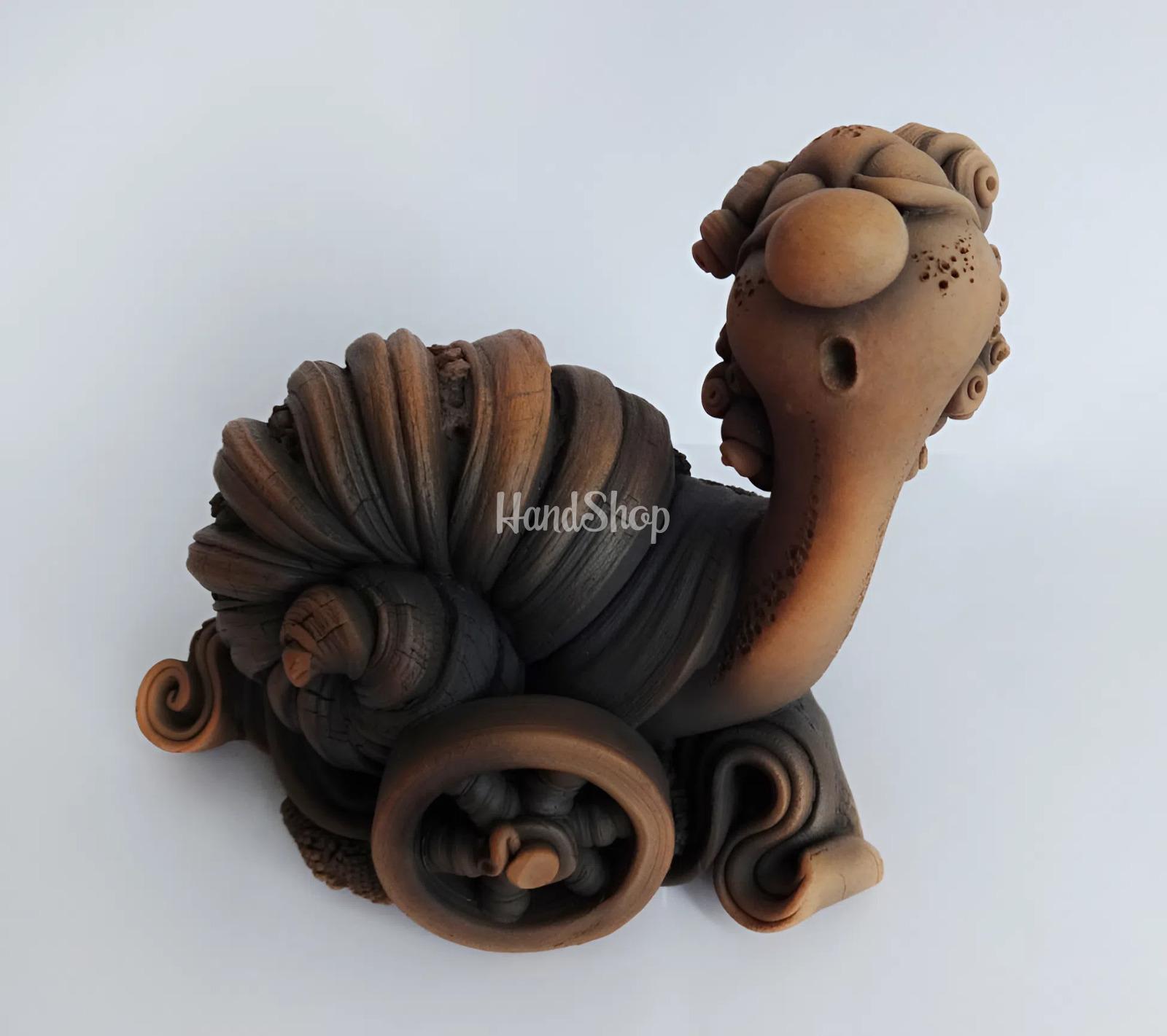 Слов'янський сувенір кераміка ручне ліплення равлик Слов'янський сувенір кераміка ручне ліплення равлик