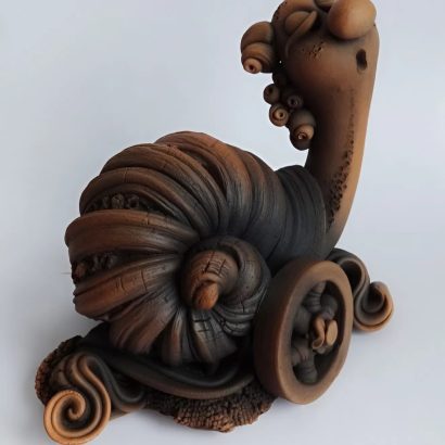 Слов'янський сувенір кераміка ручне ліплення равлик