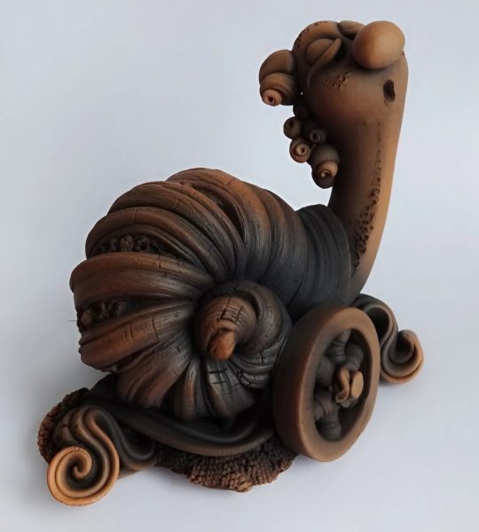 Слов'янський сувенір кераміка ручне ліплення равлик