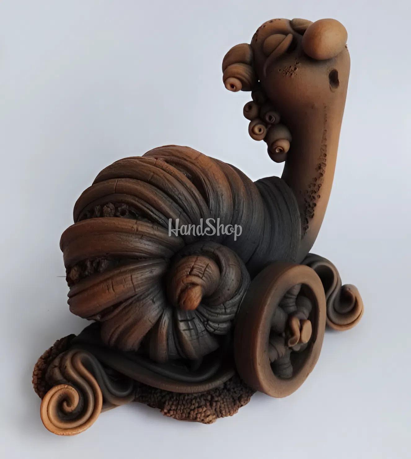 Слов'янський сувенір кераміка ручне ліплення равлик Слов'янський сувенір кераміка ручне ліплення равлик