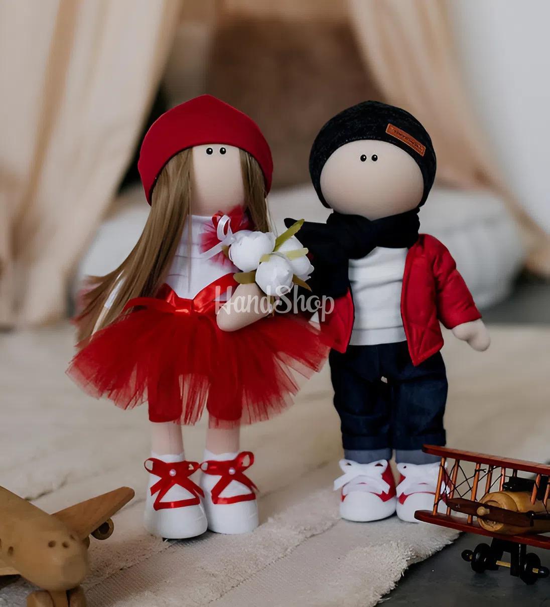 Авторські тільда текстильні ляльки весільна пара на річницю Авторські тільда текстильні ляльки весільна пара на річницю