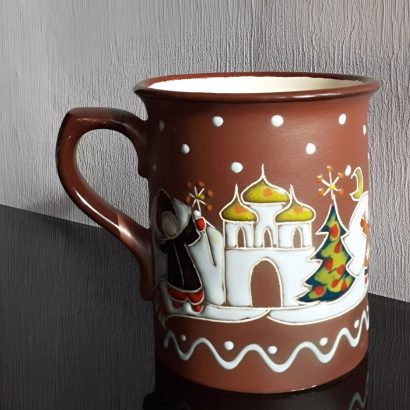 Чашка + Миска Святий вечір 2026 ручний розпис, кераміка