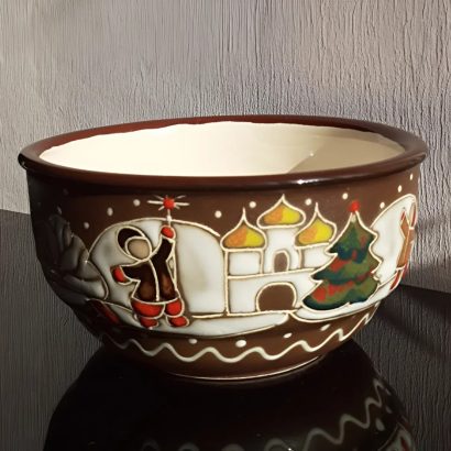 Чашка + Миска Святий вечір 2026 ручний розпис, кераміка