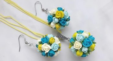 Цветочная сказка Рождества: набор украшений с розами, созданные с любовью к Украине - подарок к зимним праздникам