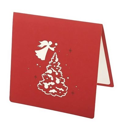 3D листівка на новий рік своїми руками Різдво 2026 ялинка