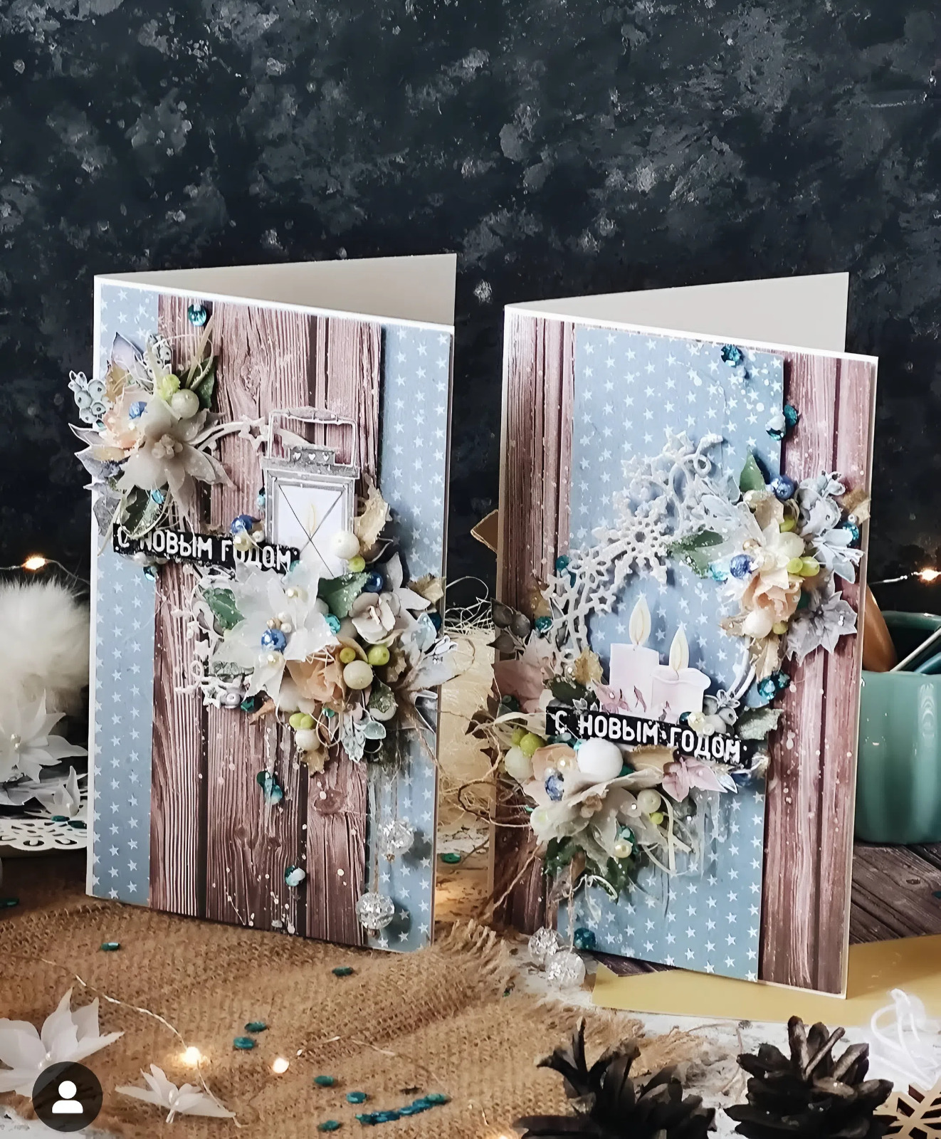 Особливості хендмейд листівки з ліхтарем на Новий рік 2026: магія ручної роботи та святкова елегантність