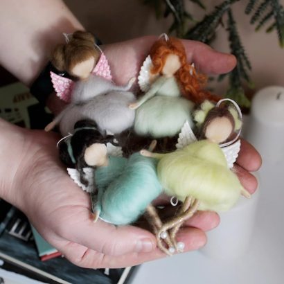 Сувенірна лялька ангел підвіска на ялинку 2026