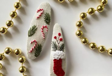 Дитячі аксесуари для волосся з вишивкою льодяників, чобітків ручної роботи - ідеальний подарунок на зимові свята