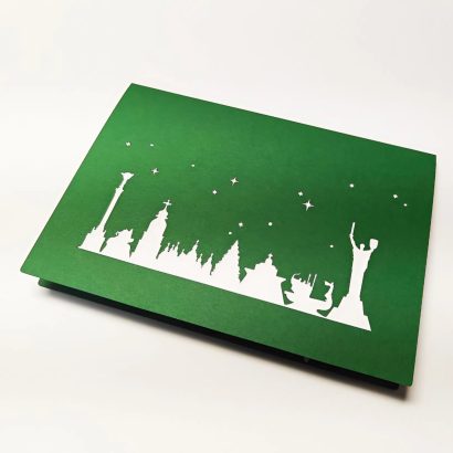 Авторська 3D новорічна листівка зимовий Києве мій 2026!