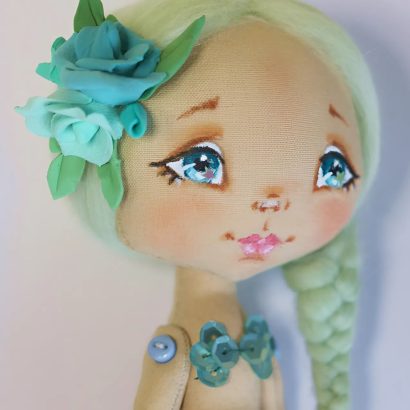 Інтер’єрна маленька лялька ігрова казкова русалка