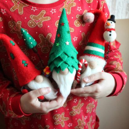 Сувенірний гном новорічний різдвяний 2026 (на вибір!)