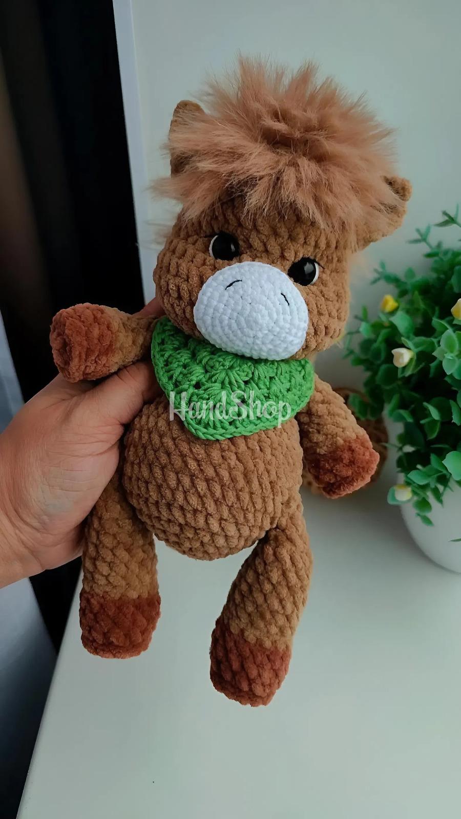 Новорічна іграшка коник символ 2026 року сувенір Новорічна іграшка коник символ 2026 року сувенір