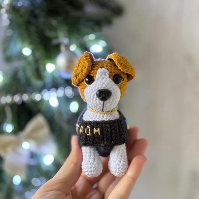 Маленька м’яка іграшка символ України пес Патрон 2026