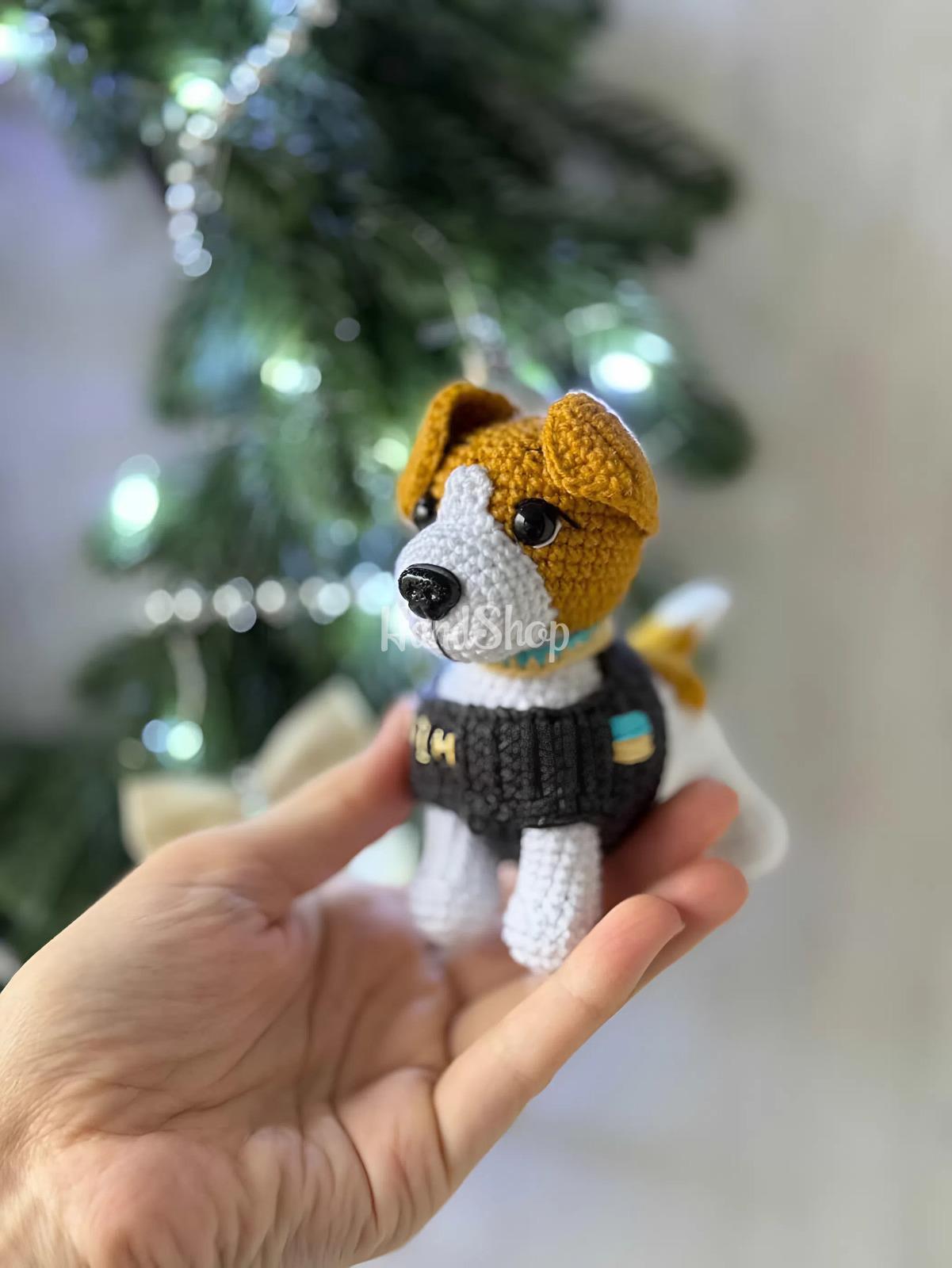 Маленька м’яка іграшка символ України пес Патрон 2026 Маленька м’яка іграшка символ України пес Патрон 2026