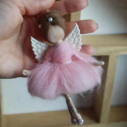 Різдвяна дитяча лялька ангел балерина підвіска 2026