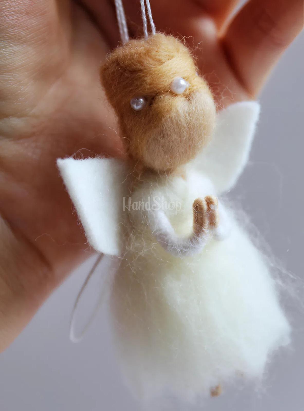 Авторська міні лялька балерина ангелик підвіска на ниточці сувенір Авторська міні лялька балерина ангелик підвіска на ниточці сувенір