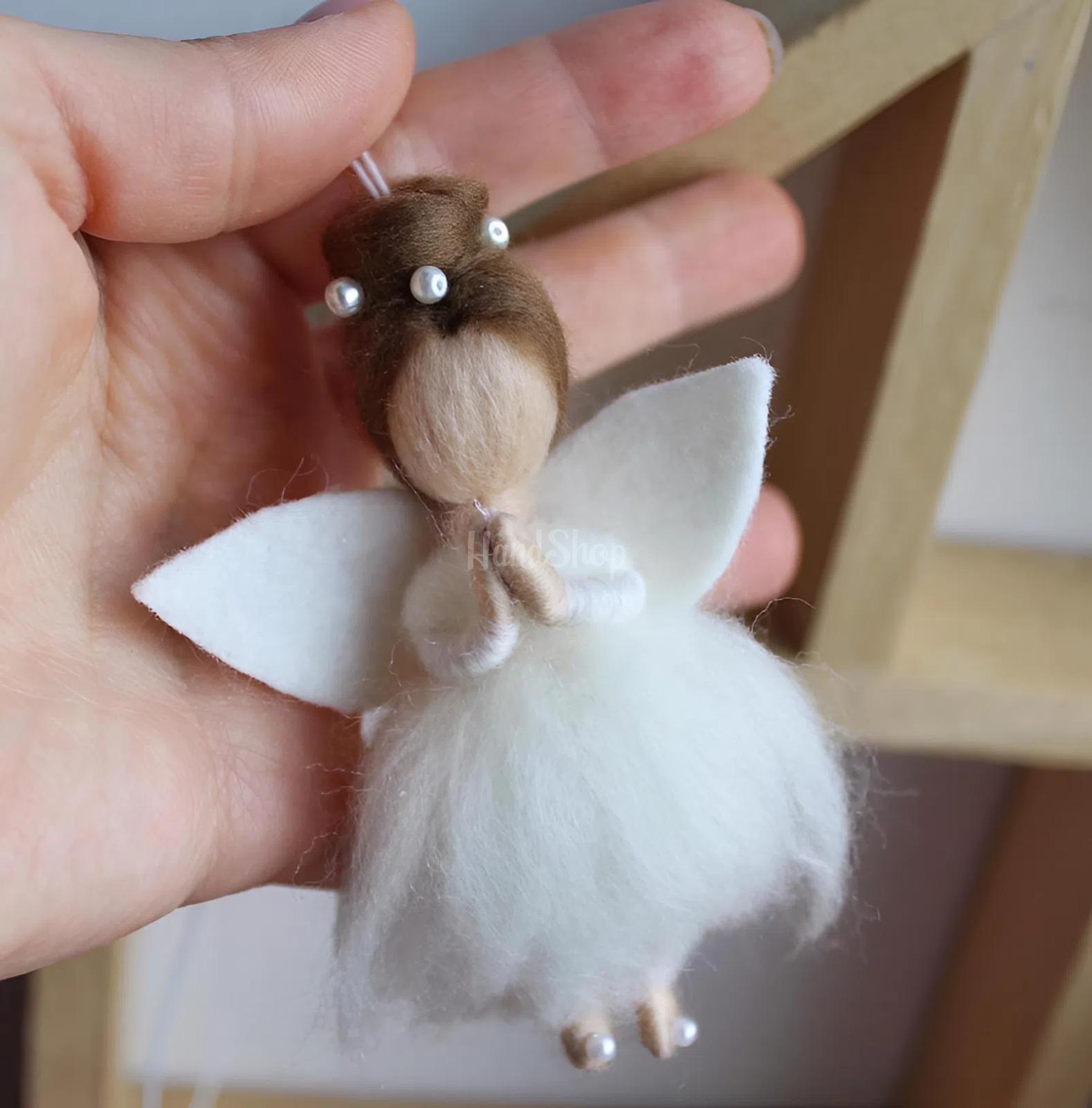 Підвіска міні лялька балерина ангелик на ниточці сувенір Підвіска міні лялька балерина ангелик на ниточці сувенір