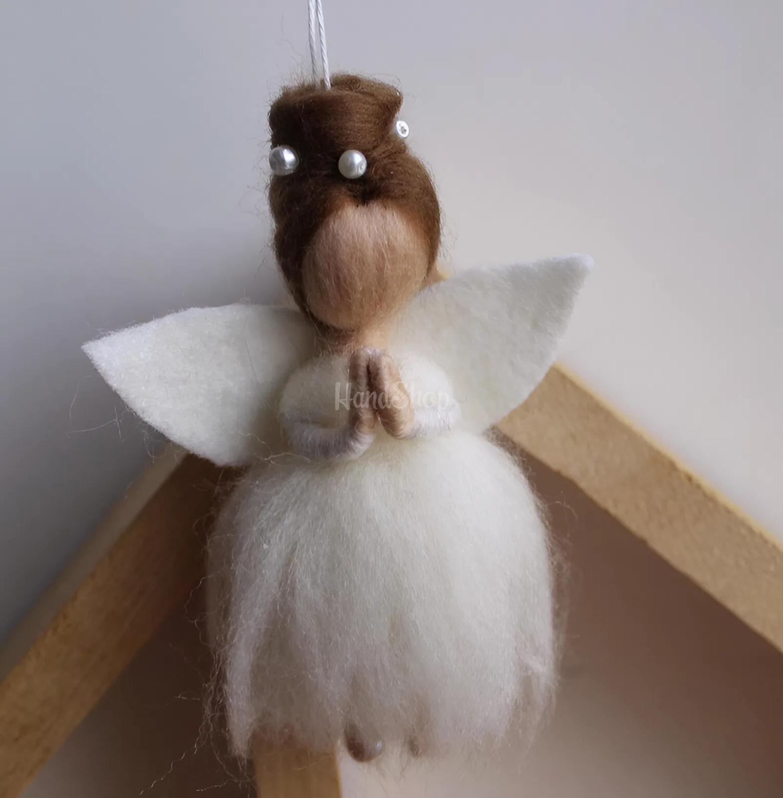 Підвіска міні лялька балерина ангелик на ниточці сувенір Підвіска міні лялька балерина ангелик на ниточці сувенір