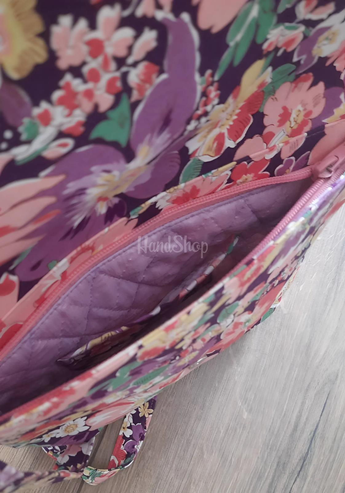 Жіноча сумочка з тканини на магнітній кнопці квіти Жіноча сумочка з тканини на магнітній кнопці квіти