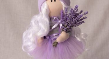 Неперевершена краса в деталях: тільда лялька з лавандою - подарунок для вашої донечки на день народження!