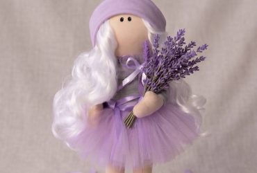 Неперевершена краса в деталях: тільда лялька з лавандою - подарунок для вашої донечки на день народження!