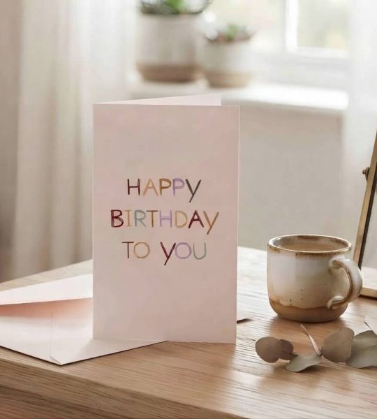 Поздравительный конверт HAPPY BIRTHDAY TO YOU