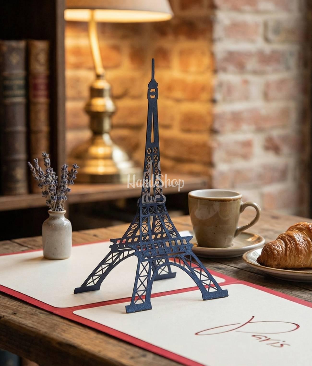 Об’ємна 3d листівка ручної роботи Париж Ейфелева вежа Об’ємна 3d листівка ручної роботи Париж Ейфелева вежа
