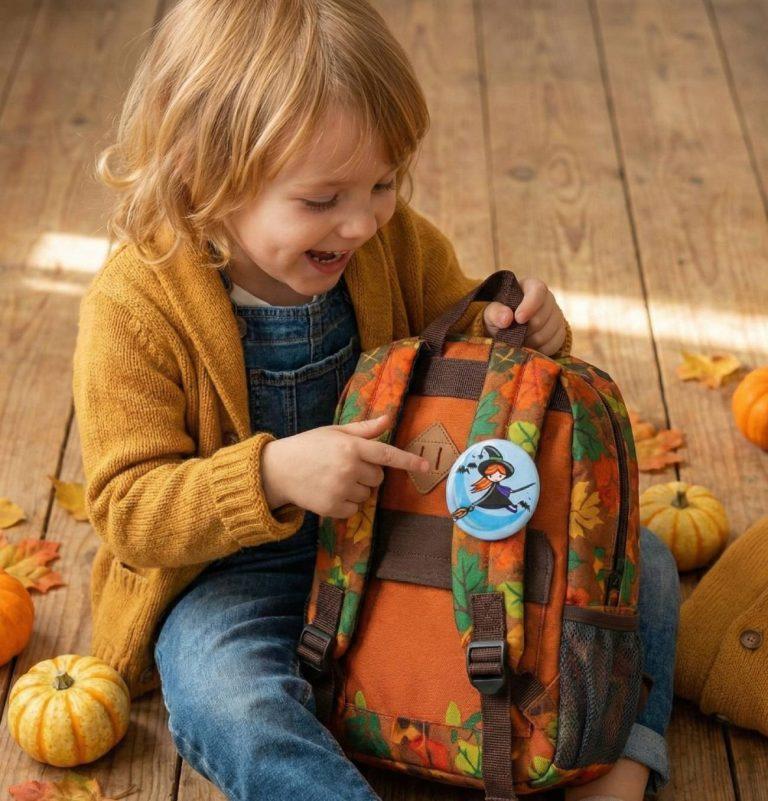 Детская брошка ведьмочка halloween — фото 2