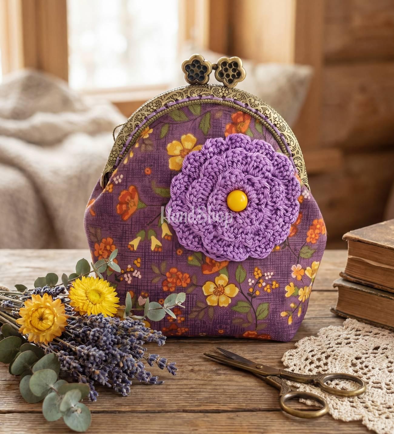 Дитяча косметичка гаманець на фермуарі своїми руками квітка Дитяча косметичка гаманець на фермуарі своїми руками квітка