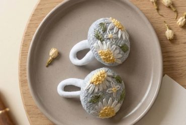 Стиль, ніжність і натуральність: дитячі резиночки для волосся з льону з авторською вишивкою квітів ромашки