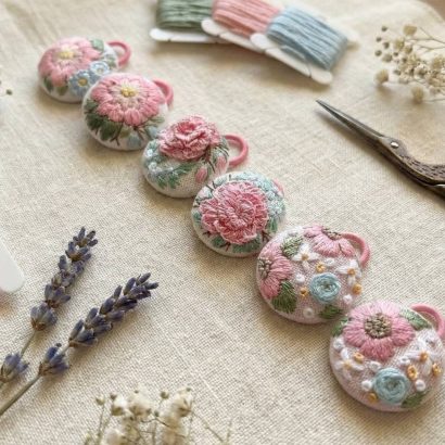 Резинки для волосся квіти троянди, 2 шт (на вибір!)