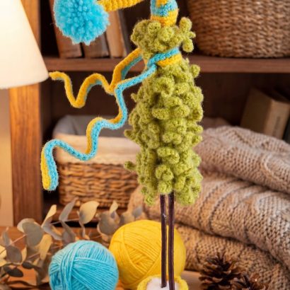 В'язані ялинки новорічні сувеніри пара Ukraine 2026