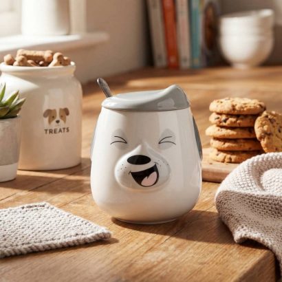 Чоловіча кружка з кришкою та ложкою кераміка 450 мл