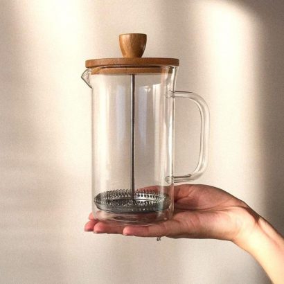 Френч-прес для заварювання чаю та кави, бамбук