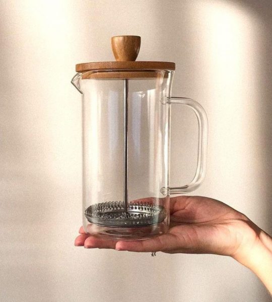 Френч-прес для заварювання чаю та кави, бамбук