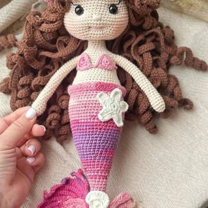 Дитяча ігрова іграшка лялька русалонька сувенірна