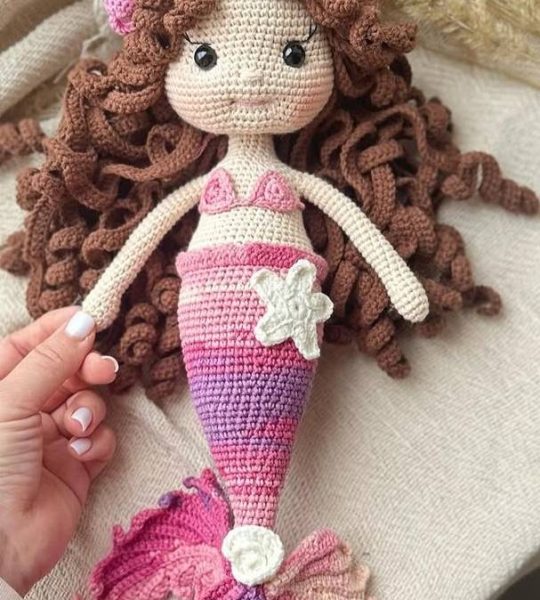 Дитяча ігрова іграшка лялька русалонька сувенірна