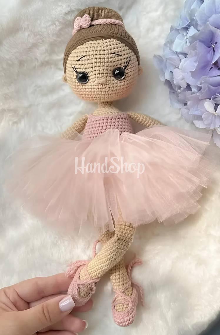 Лялька балеринка в пуантах велика сувенірна іграшка Лялька балеринка в пуантах велика сувенірна іграшка