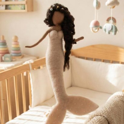 Сувенірна лялька підвіска казкова русалонька принцеса