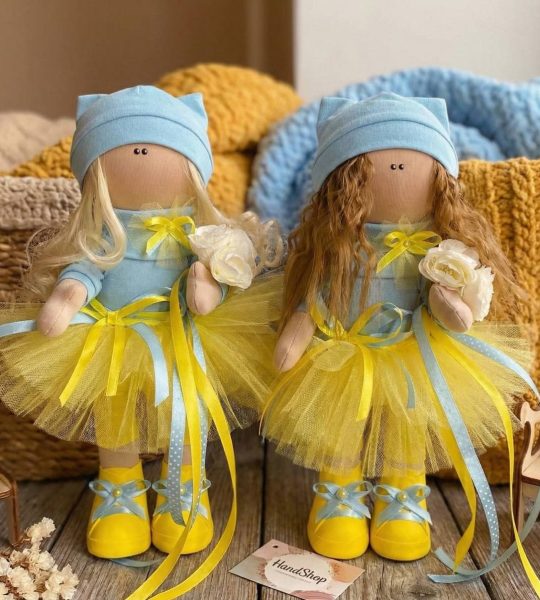 Лялька україночка тільда текстильна сувенір Ukraine (на вибір!)