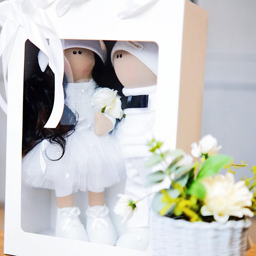 Куклы свадебные пара жених и невеста